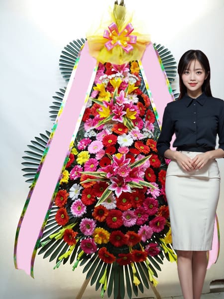 드레스가든 3단화환 고급형